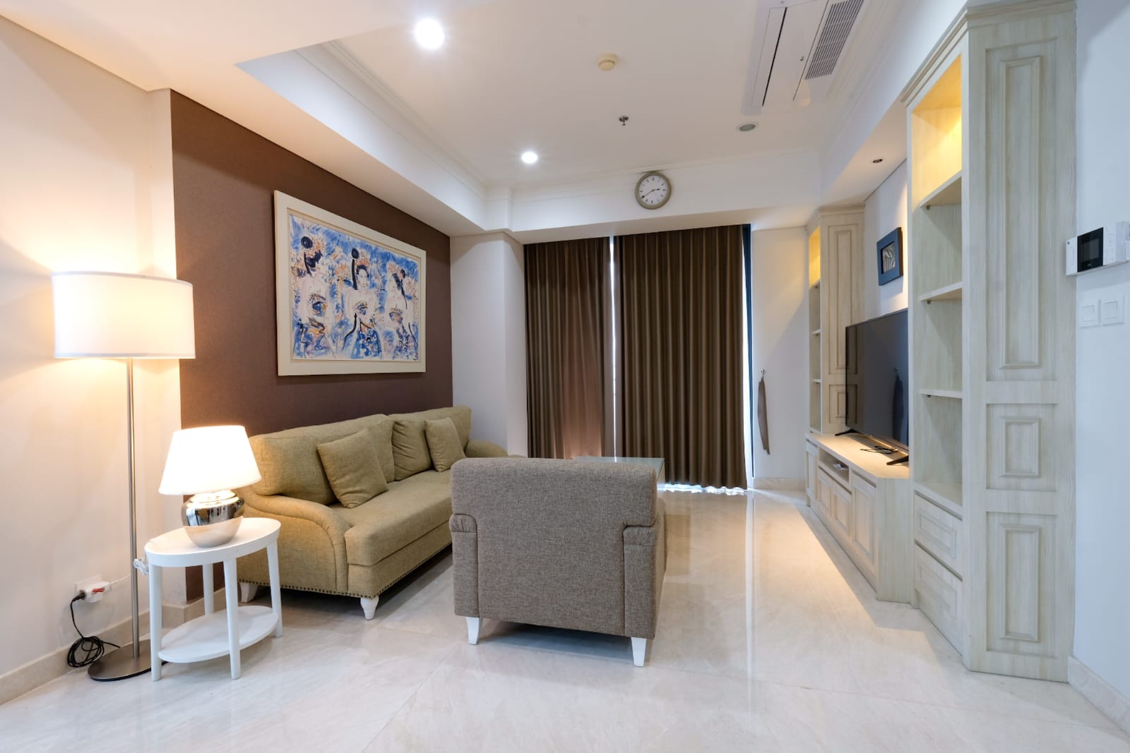 Sewa Apartemen Private Lift Casagrande Residence Kokas Tower Chianti Lantai 38 Luas 145 m2 3+1 Bed Room Rp.32 Juta / Bulan 